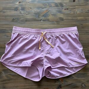 Patagonia Stretch Planing Micro Shorts Women's XL Light Purple 2" Inseam NEW